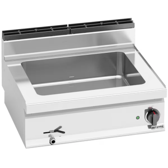 Horeca Parts - Bemar wodny elektryczny - nastawny - 2,4kW - 2x GN 1/1 - z zaworem spustowym - GGM Gastro