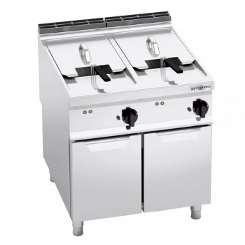 Horeca Parts - Podwójna frytownica elektryczna - 22+22 litry - 44 kW - GGM Gastro (EFB899P-22+22)