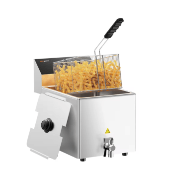 Horeca Parts - Frytkownica elektryczna – 12 litrów – 3,25 kW – z kranikiem spustowym - GGM Gastro (EFH12)