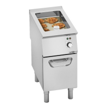 Horeca Parts - Frytkownica elektryczna wielofunkcyjna - 400 mm - 11,5 litra - 4,8 kW - 1 stała taca do grillowania - GGM Gastro (EMFBB479F)