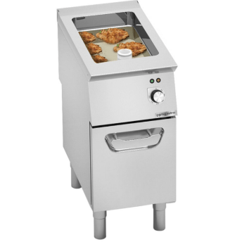Horeca Parts - Frytkownica elektryczna wielofunkcyjna - 400 mm - 11,5 litra - 4,8 kW - 1 stała taca do grillowania - GGM Gastro (EMFBB479F)