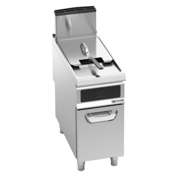 Horeca Parts - Frytownica gazowa - 20 litrów - 17,5 kW - z filtracją oleju - GGM Gastro (GFB491O-20)
