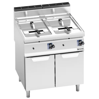 Horeca Parts - Podwójna frytownica gazowa - 10+10 litrów - 13,8 kW - GGM Gastro (GFB879T-10+10)