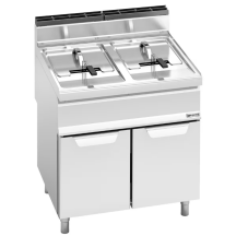 Horeca Parts - Podwójna frytownica gazowa - 15+15 litrów - 25,4 kW - GGM Gastro (GFB879T-15+15)