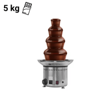 Horeca Parts - Fontanna czekoladowa - 4 pięter - Pojemność: 5kg - Wysokość: 600mm - 230W - GGM Gastro
