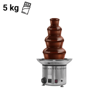 Horeca Parts - Fontanna czekoladowa - 4 pięter - Pojemność: 5kg - Wysokość: 600mm - 230W - GGM Gastro