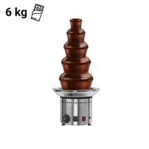 Horeca Parts - Fontanna czekoladowa - 5 pięter - Pojemność: 6kg - Wysokość: 700mm - 280W - GGM Gastro