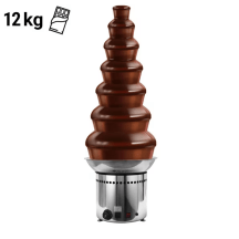 Horeca Parts - Fontanna czekoladowa - 7 pięter - Pojemność: 12L - Wysokość: 1000mm - 400W - GGM Gastro