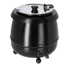Horeca Parts - Kociołek do zupy - 9L - Czarny - GGM Gastro