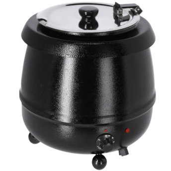 Horeca Parts - Kociołek do zupy - 9L - Czarny - GGM Gastro