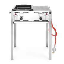 Horeca Parts - Grill-Master Maxi 50/50, 11kW, 850x675x(H)600mm, Hendi