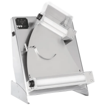 Horeca Parts - Wałkownica elektryczna do pizzy Prismafood 300 z 2 parami wałków, Prismafood, waga porcji ciasta 0,08 - 0,21 kg, 230V/250W, 475x375x(H)660mm