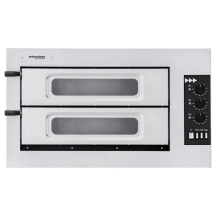 Horeca Parts - Piec do pizzy Basic 2/50 Vetro, Prismafood, 2 komory, 400V/6000W, 915x621x(H)527mm