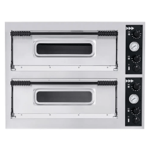 Horeca Parts - Piec do pizzy Basic 44, Prismafood, 2 komory, 400V/9400W, 975x814x(H)745mm