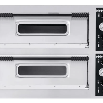Horeca Parts - Piec do pizzy Basic 44, Prismafood, 2 komory, 400V/9400W, 975x814x(H)745mm