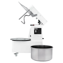 Horeca Parts - Miesiarka spiralna z podnoszoną głowicą i wyjmowaną dzieżą, Prismafood, 88 kg/h, 32L, 400V/1100W, 435x750x(H)810mm