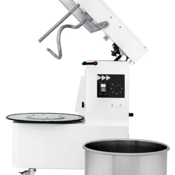 Horeca Parts - Miesiarka spiralna z podnoszoną głowicą i wyjmowaną dzieżą, Prismafood, 88 kg/h, 32L, 400V/1100W, 435x750x(H)810mm