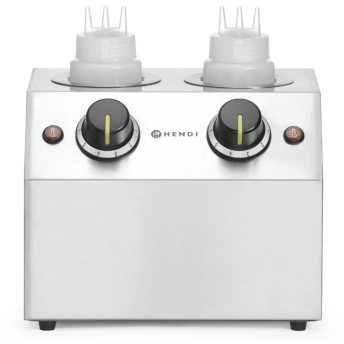 Horeca Parts - Podgrzewacz do czekolady podwójny, 1,3L, 220-240V/400W, 270x223x(H)282mm, Hendi