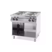 Horeca Parts - Kuchnia elektryczna 4-płytowa Kitchen Line na podstawie otwartej Hendi 226223