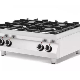 Horeca Parts - Kuchnia gazowa 4 palnikowa Kitchen Line, stołowa Hendi 227381