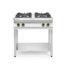 Horeca Parts - Kuchnia gazowa 4-palnikowa na podstawie otwartej, HENDI, Kitchen Line, 19kW, 800x700x(H)900mm