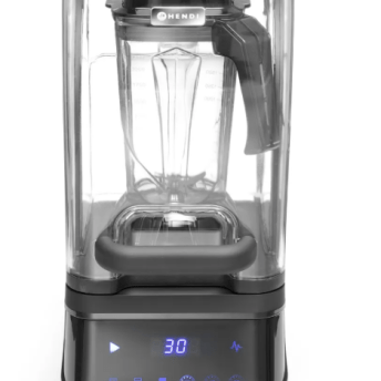 Horeca Parts - Cyfrowy blender barmański z obudową wyciszającą i kielichem BPA-free, 230V/1680W, 250x300x(H)546mm, Hendi
