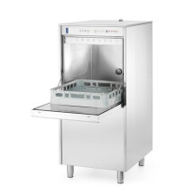 Horeca Parts - Zmywarka do tac i garów 50x60 elektroniczna z dozownikiem detergentu i pompą spustową 5kW 230V Hendi 236567