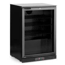Horeca Parts - Lodówka barowa 1-drzwiowa, Arktic, 105L, czarny, 220-240V/120W, 600x530x(H)865mm