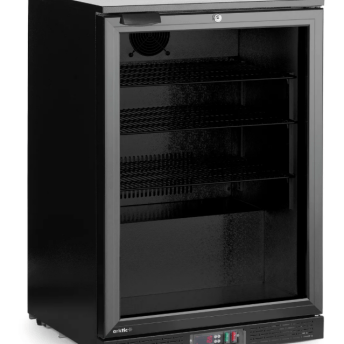 Horeca Parts - Lodówka barowa 1-drzwiowa, Arktic, 105L, czarny, 220-240V/120W, 600x530x(H)865mm