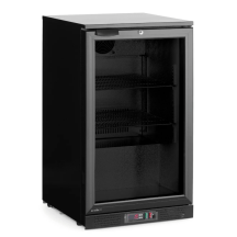 Horeca Parts - Lodówka barowa 1-drzwiowa, Arktic, 103L, czarny, 220-240V/120W, 500x530x(H)865mm