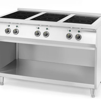 Horeca Parts - Kuchenka indukcyjna z 6 polami grzewczymi, HENDI, 400V/25500W, 1200x700x(H)890mm