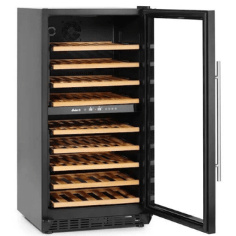 Horeca Parts - Lodówka do wina 2-strefowa, 72 butelki, Arktic, 232L, 220-240V/110W, 595x675x(H)1215mm