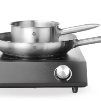 Horeca Parts - Zestaw: Kuchenka indukcyjna 3500W + rondel + patelnia Hendi 239889