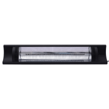 Horeca Parts - Promiennik podczerwieni Bola tarasowy czarny, 230V/2500W, 912x185x(H)174mm Hendi 272428