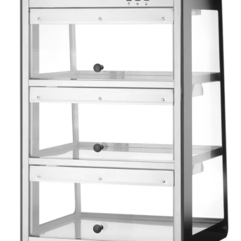 Horeca Parts - Witryna grzewcza nastawna, HENDI, czarny, 220-240V/500W, 472x447x(H)775mm