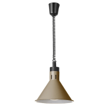 Horeca Parts - Lampa do podgrzewania potraw wisząca, stożkowa, HENDI, beżowy, 230V/250W, fi,275x(H)250mm