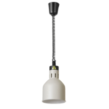 Horeca Parts - Lampa do podgrzewania potraw wisząca, cylindryczna, HENDI, biały, 230V/250W, fi.175x(H)250mm