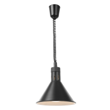 Horeca Parts - Lampa do podgrzewania potraw wisząca, stożkowa, HENDI, srebrny, 230V/250W, fi.275x(H)250mm