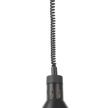 Horeca Parts - Lampa do podgrzewania potraw wisząca, stożkowa, HENDI, srebrny, 230V/250W, fi.275x(H)250mm