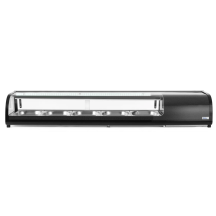 Horeca Parts - Witryna do sushi, Arktic, GN 1/3, czarny, 220-240V/190W, 1529x426x(H)296mm