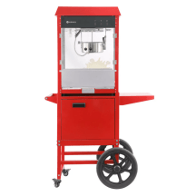 Horeca Parts - Urządzenie do popcornu z wózkiem, HENDI, czerwony, 220-240V/1155W, 940x510x(H)1553mm