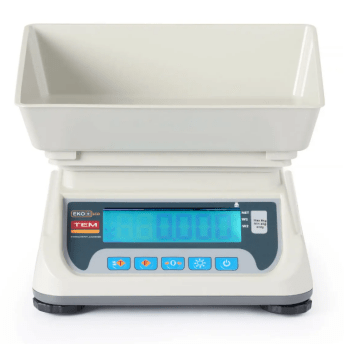 Horeca Parts - Waga kuchenna LCD z legalizacją, seria ECO+, TEM, 255x264x(H)189mm