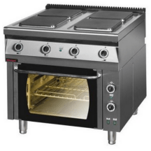 Horeca Parts - Kuchnia elektryczna z piekarnikiem elektrycznym kromet 900.KE-4PE/T