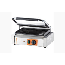 Horeca Parts - Kontakt grill PANINI ryflowany, P 2.2 kW Stalgast 742038