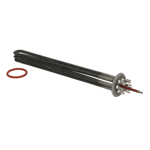 Horeca Parts - Grzałka bojlera 6000W 230V kołnierz zewnętrzny ø 60 mm w komplecie z oringiem ø 58 mm - zmywarka gastronomiczna Vergina 50, A500-400, Revolution, Hendi, 233054, 233030, 231685, 231753, 230305, 233047  ( 3755029, 416257)