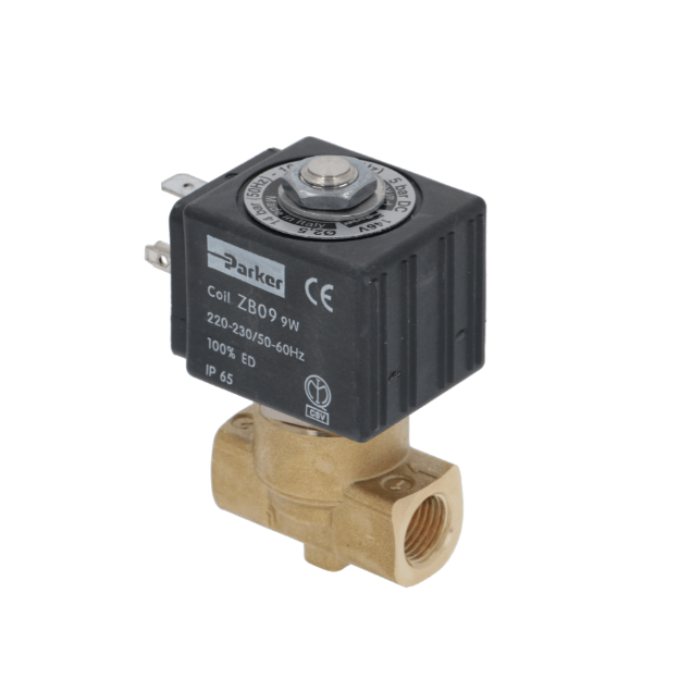 Horeca Parts - Elektromagnes 2-drożny PARKER VE146NV 230V 50/60Hz max 10 bar cewka ZB09 9W - Ekspres do kawy kolbowy Faema, Futurmat, Gaggia, Saeco