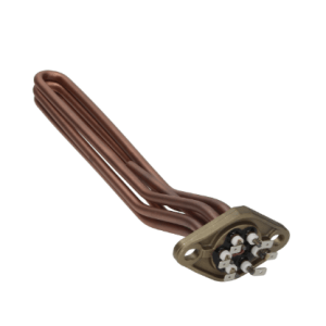 Horeca Parts - Grzałka 3780/4500W 230/400V, dł. 295 mm, flansza 95x57 mm, odl. między mocowaniem 75 mm - Ekspres do kawy kolbowy Cimbali, Faema