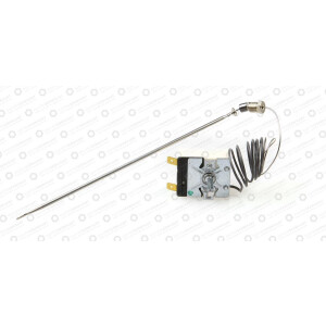 Horeca Parts - Termostat 1-fazowy 16A 250V 50-215°C, dł. kapilary 850 mm, czujka śr. 3x200 mm