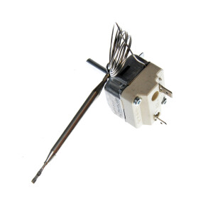Horeca Parts - Termostat 1-fazowy 16A 250V 50-190°C, dł. kapilary 600 mm, czujka śr. 6x75 mm (G375264)