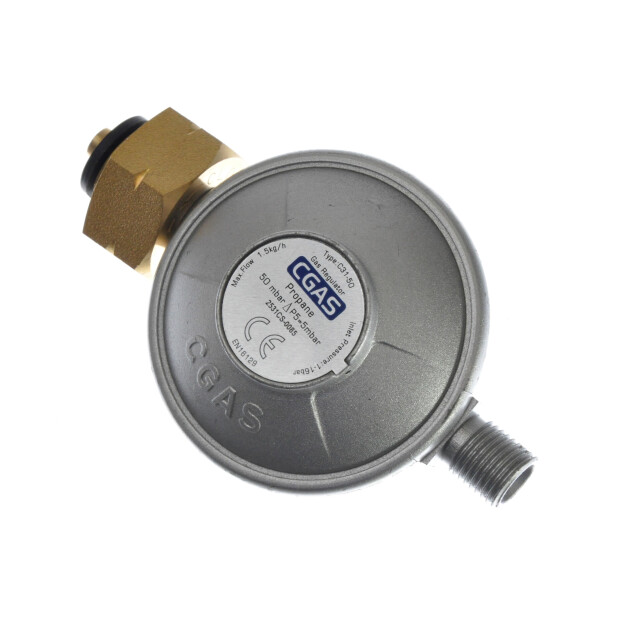 Horeca Parts - Reduktor 50 mbar - grill, taboret, patelnia gazowa Hendi 149607, 149591, 149508, 154908, 154878, 154700, 154717, 154618, 154601, 149614, 147108